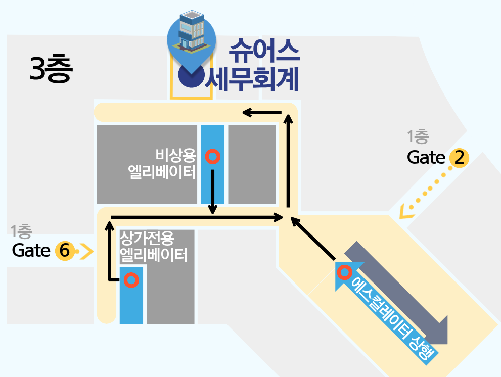 힐스테이트천호역젠트리스 건물 약도